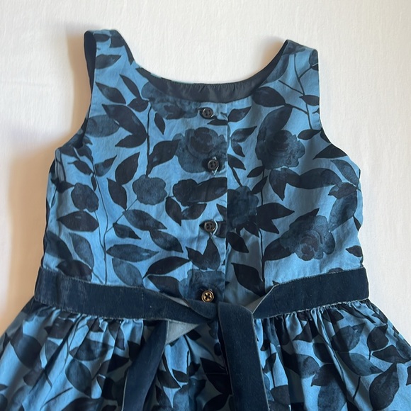 Blue Carter’s Toddler Girl's Sleeveless Holiday Dress Size 4T - Picture 6 of 8
